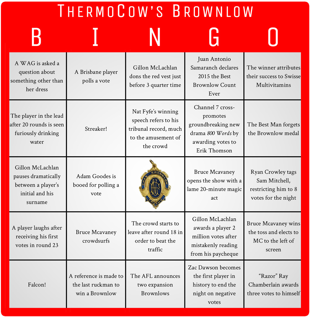 Brownlow-Bingo