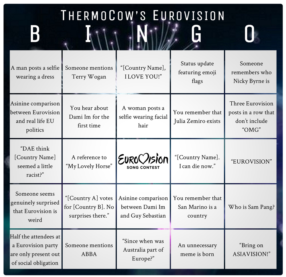 Eurovision-Bingo